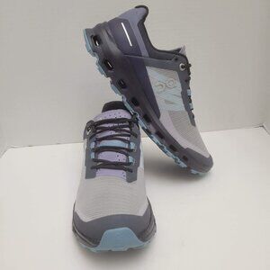 On Cloud Helion Cloud Vista Women US 8 Swiss Engineering Shoes Gray/Blue/Lilac